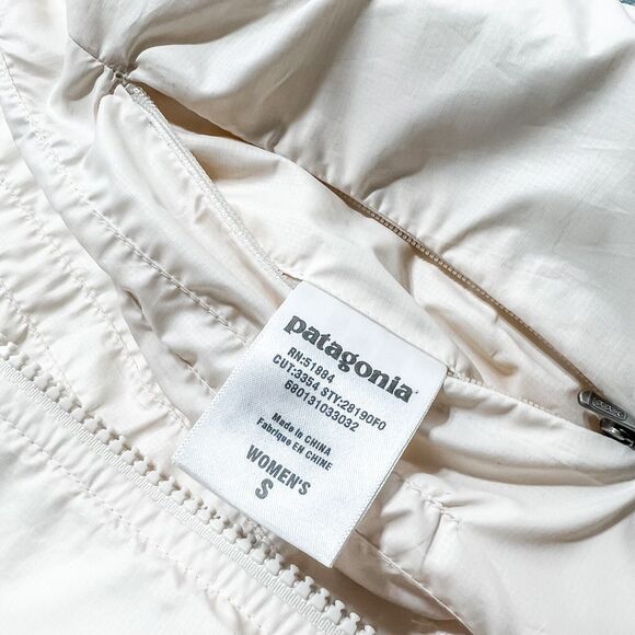 PATAGONIA Womens Goose Down Vest Size S in Ivory - Picture 6 of 7